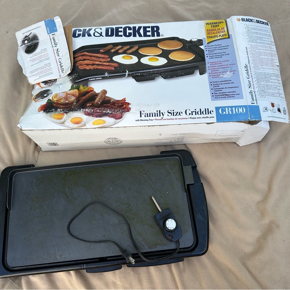 Black & Decker Electric Griddle with Temperature Control